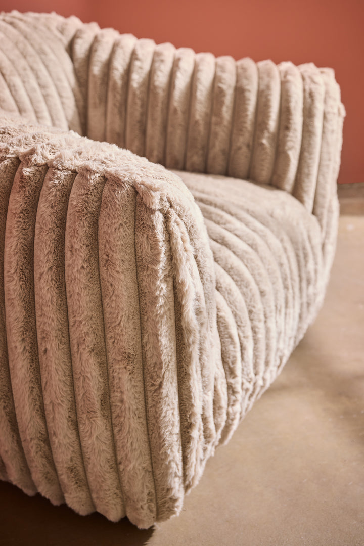 Maja fåtölj tyg beige