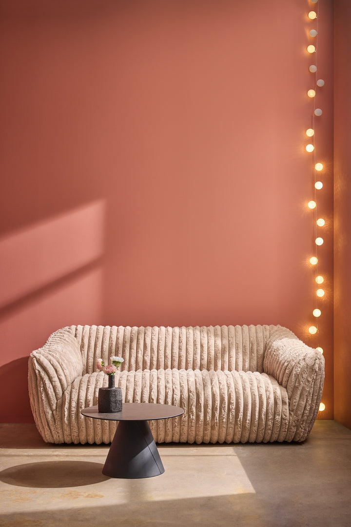 Maja 3-sits soffa tyg beige