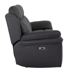 Manne reclinersoffa 3-sits med el tyg svart