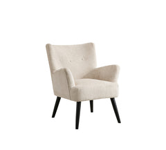 Marie fåtölj tyg bouclé cream