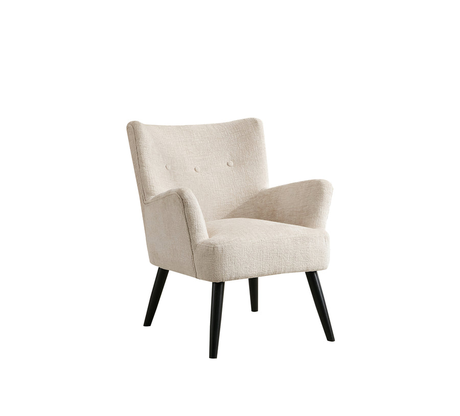 Marie fåtölj tyg bouclé cream