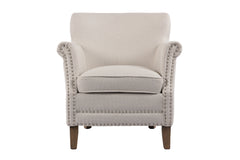 Baron fåtölj tyg beige