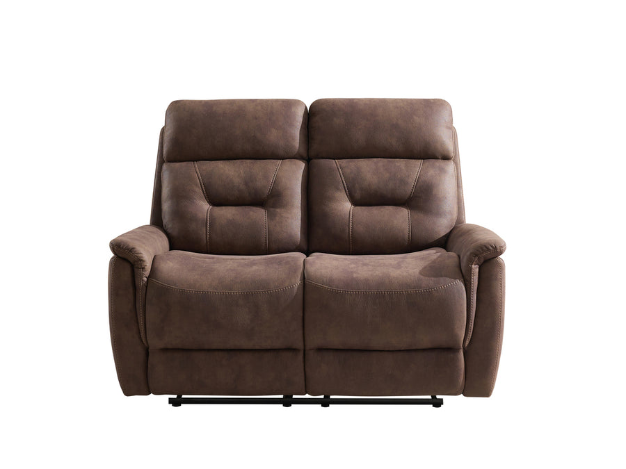 Johan reclinersoffa 2-sits med el tyg brun