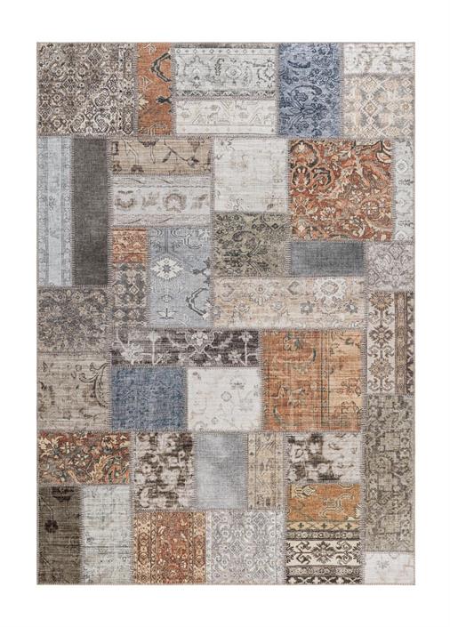 Patchwork matta ljus multi