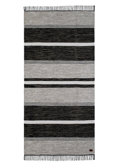 Vindö trasmatta svart