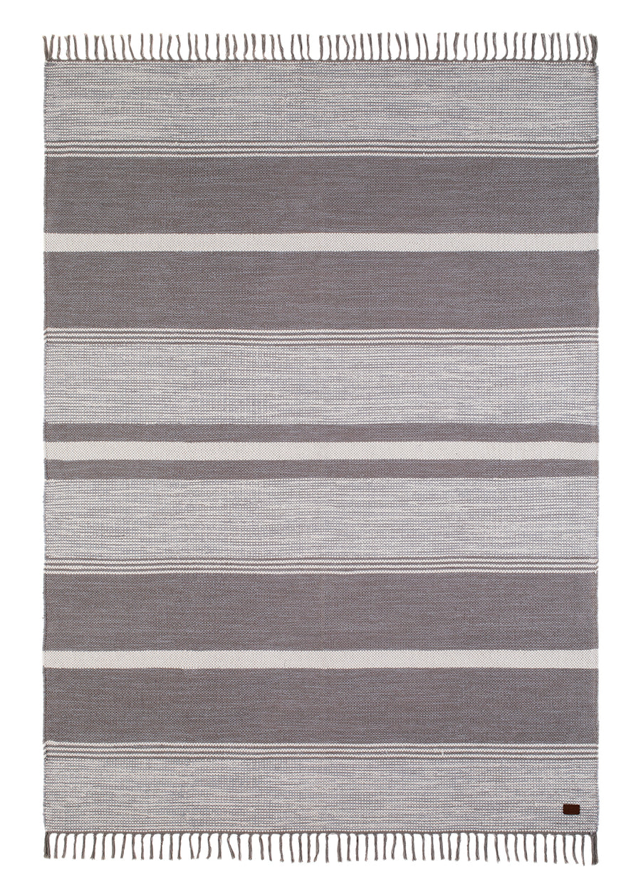 Vindö trasmatta grå