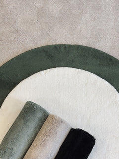 Soft matta melerad linne