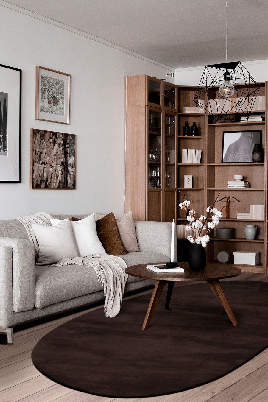 Soft Shape matta choklad