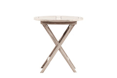 Kenya cafebord ⌀70 Vitputsad