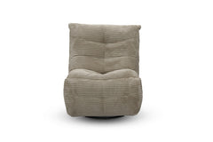 Dakota snurrfåtölj med el-recliner tyg beige