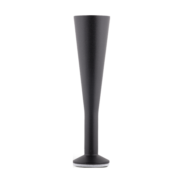 Design svart sängben