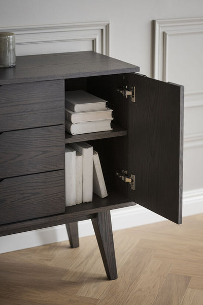 Filippa sideboard 122 mörkbrun ek