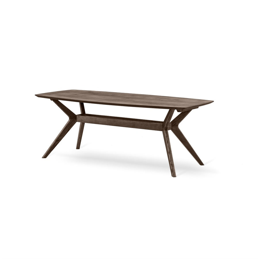 Hampton matbord 210x100 cm rökbetsad lackad ek