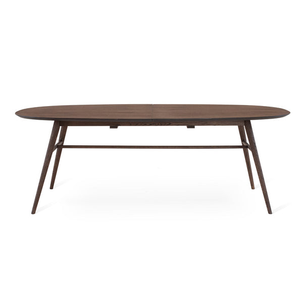 Joel matbord inkl. 2 ilägg rökbetsad lackad ek