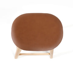 Kyoto barpall vitoljad ek/cognac läder