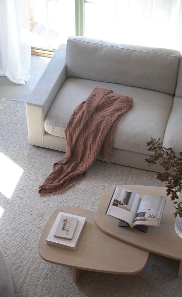 Langdon soffa 3-sits sand tyg Casual #36
