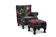 London fåtölj tyg Anna patch