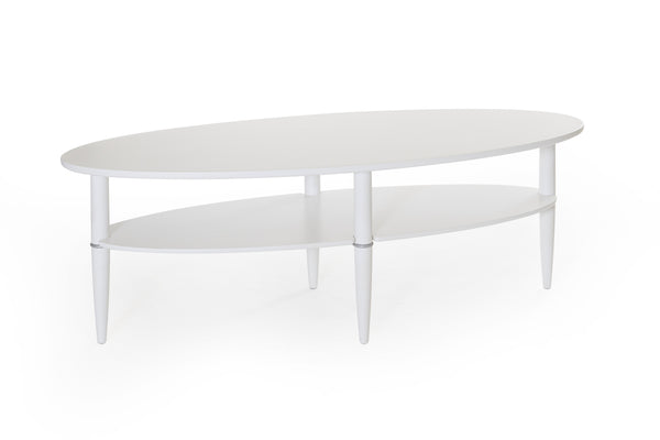 Madrid soffbord vitlack 160x70 cm