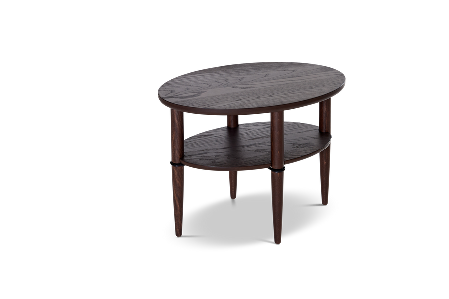 Madrid lampbord rökt ek 65x45 cm