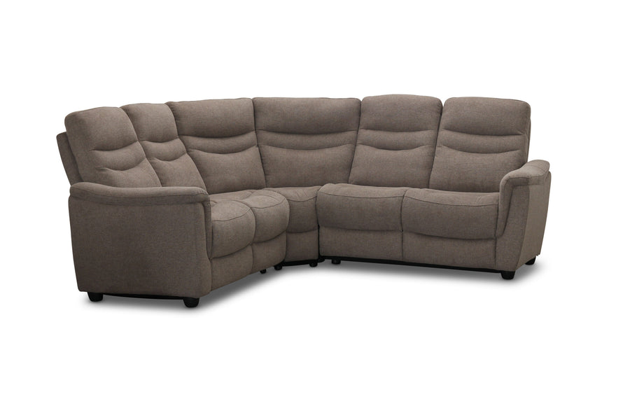 Malaga hörnsoffa 2H2 tyg nougat