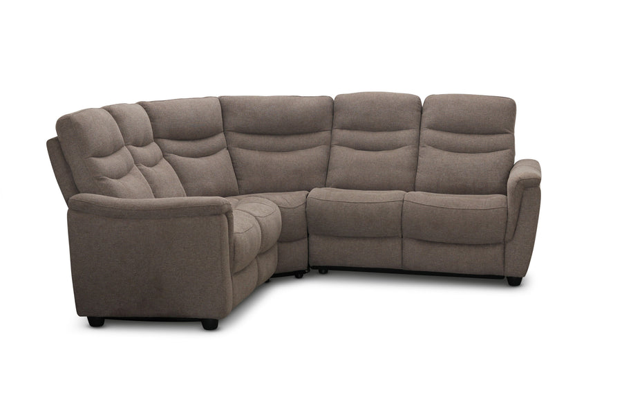 Malaga hörnsoffa 2H2 tyg nougat