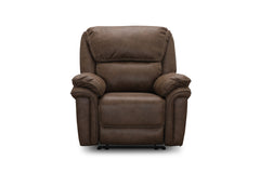 Nashville soffgrupp med recliner 3-sits och 2 fåtöljer brun