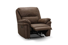 Nashville soffgrupp med recliner 3-sits och 2 fåtöljer brun