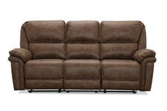 Nashville soffgrupp med recliner 3-sits och 2 fåtöljer brun