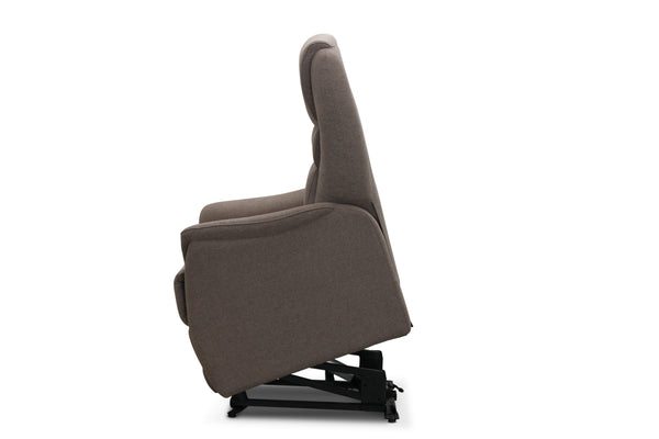 Oslo lyftfåtölj 2 motorer tyg beige