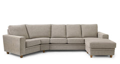 Pluz soffa med divan
