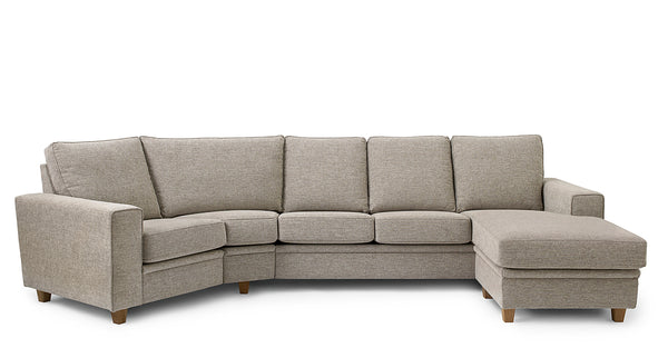 Pluz soffa med divan