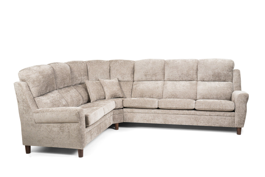 Atlas hörnsoffa tyg Ringo beige