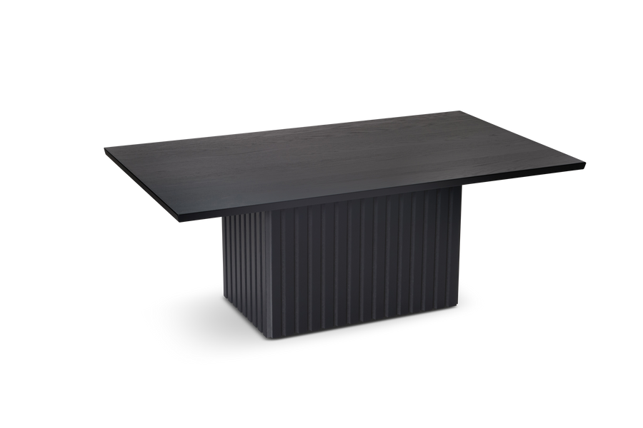 Tangent soffbord svarbetsad ek 120x70 cm