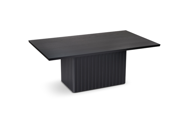 Tangent soffbord svarbetsad ek 120x70 cm