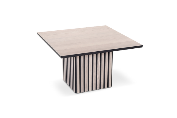 Tangent soffbord vitpigmenterad ek 75x75 cm