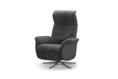 Tofta reclinerfåtölj fårskinn ljusgrå