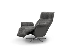 Tofta reclinerfåtölj fårskinn ljusgrå