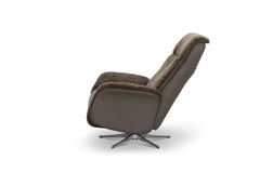 Tofta reclinerfåtölj fårskinn beige