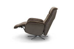 Tofta reclinerfåtölj fårskinn beige