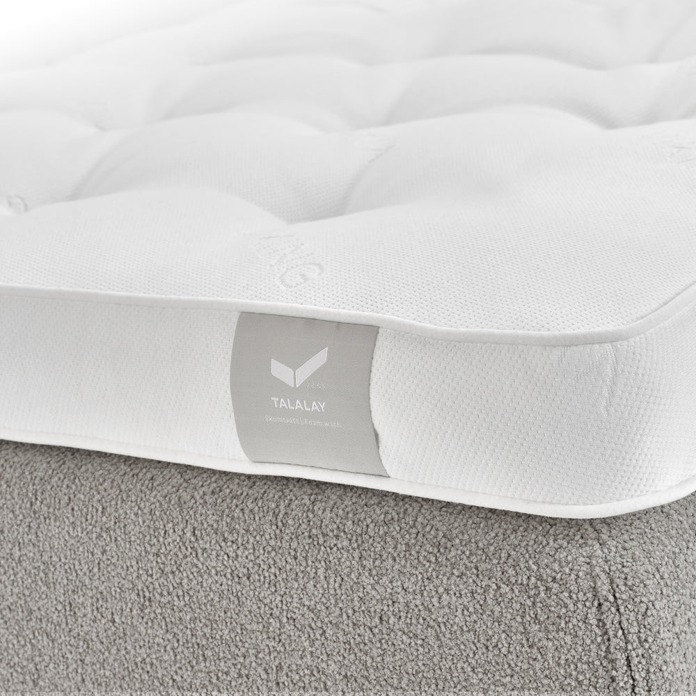 Talalay bäddmadrass vit