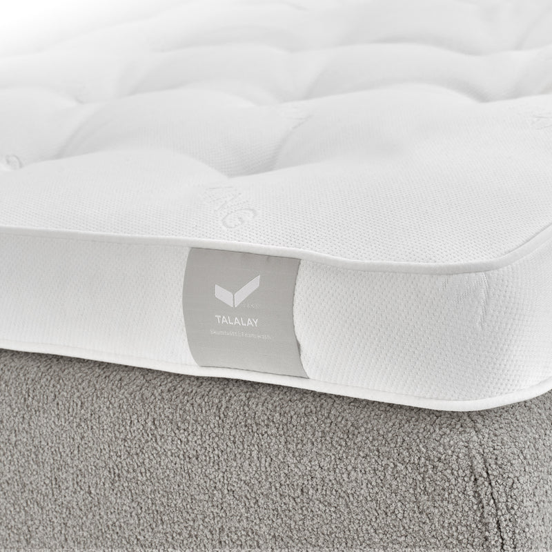 Talalay bäddmadrass vit