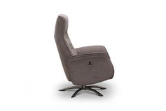 Visby reclinerfåtölj flip-up tyg beige