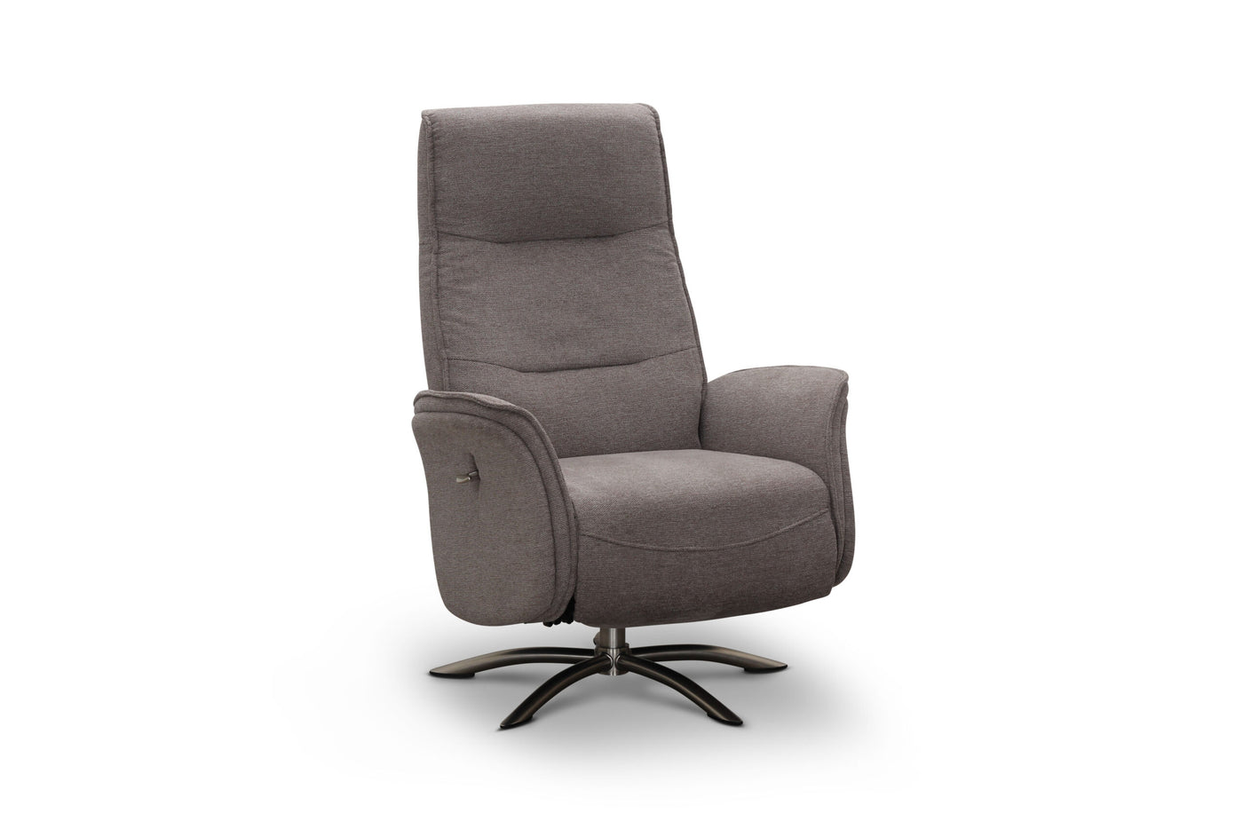 Visby reclinerfåtölj flip-up tyg beige