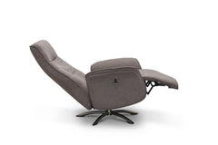 Visby reclinerfåtölj flip-up tyg beige