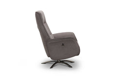 Visby reclinerfåtölj flip-up tyg beige