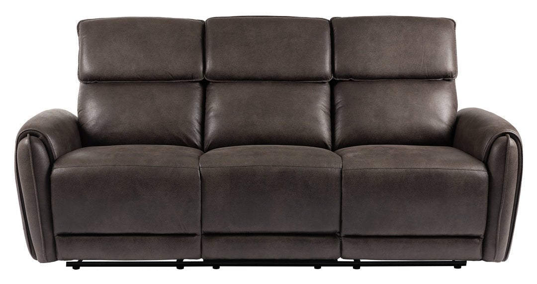 Alice reclinersoffa 3-sits med el tyg brun