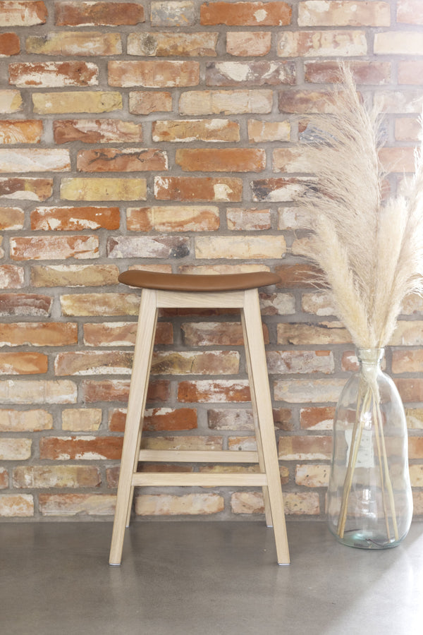 Kyoto barpall vitoljad ek/cognac läder