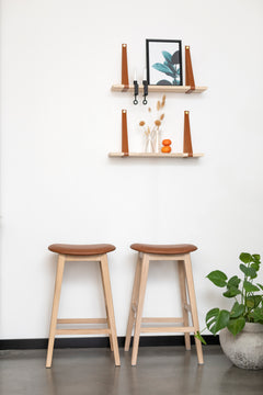 Kyoto barpall vitoljad ek/cognac läder