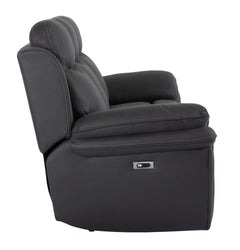 Manne reclinersoffa 3-sits med el tyg svart