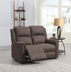 Staffan reclinersoffa 2-sits tyg brun